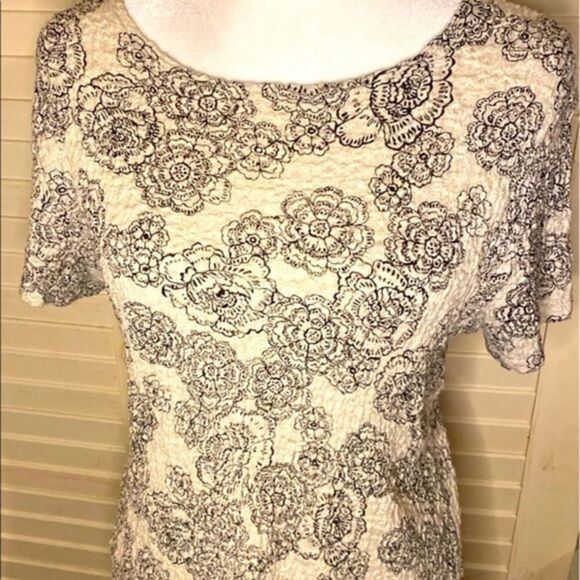 Croft & Barrow Floral Stretch Top - Picture 1 of 4